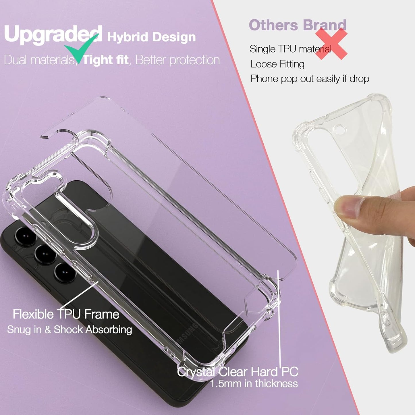 CLEAR BUMP CASE WITH 5 PANELPIC COMBO ( TRAVEL EDITION ) ( ITEM CODE - 33058 )