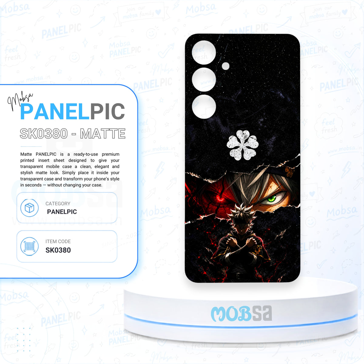 ANIME / MOBSA PANELPIC SK0380 / MATTE EDITION