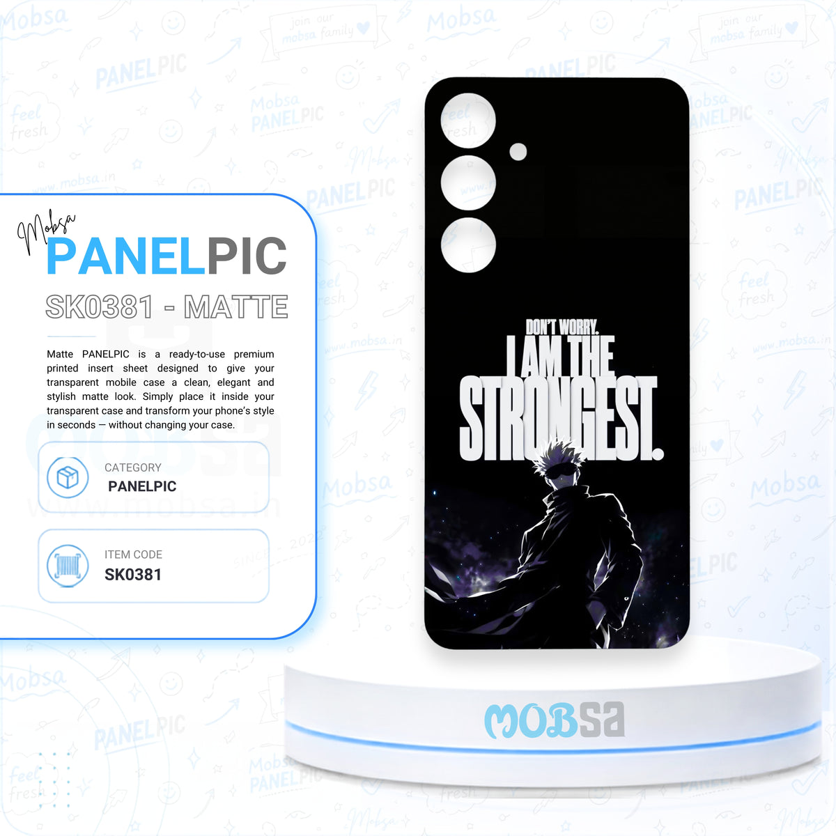 ANIME / MOBSA PANELPIC SK0381 / MATTE EDITION