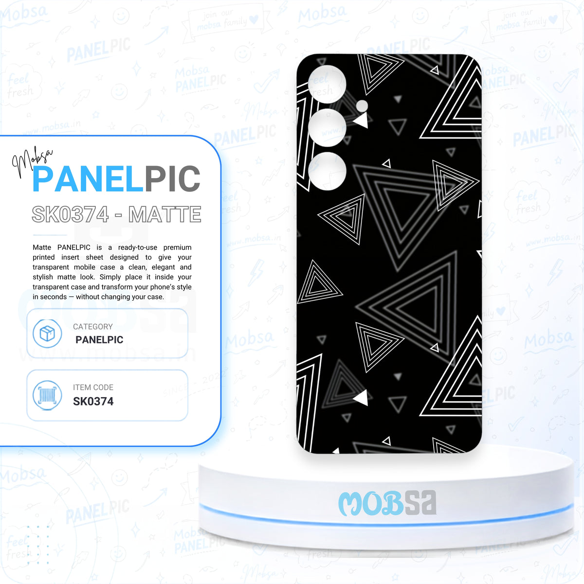 PATTERNS / MOBSA PANELPIC SK0374 / MATTE EDITION