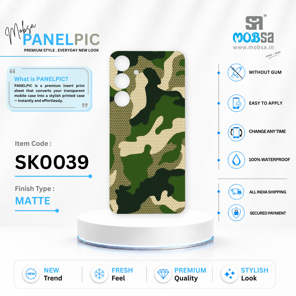MOBSA PANELPIC - SK0039 ( MATTE )