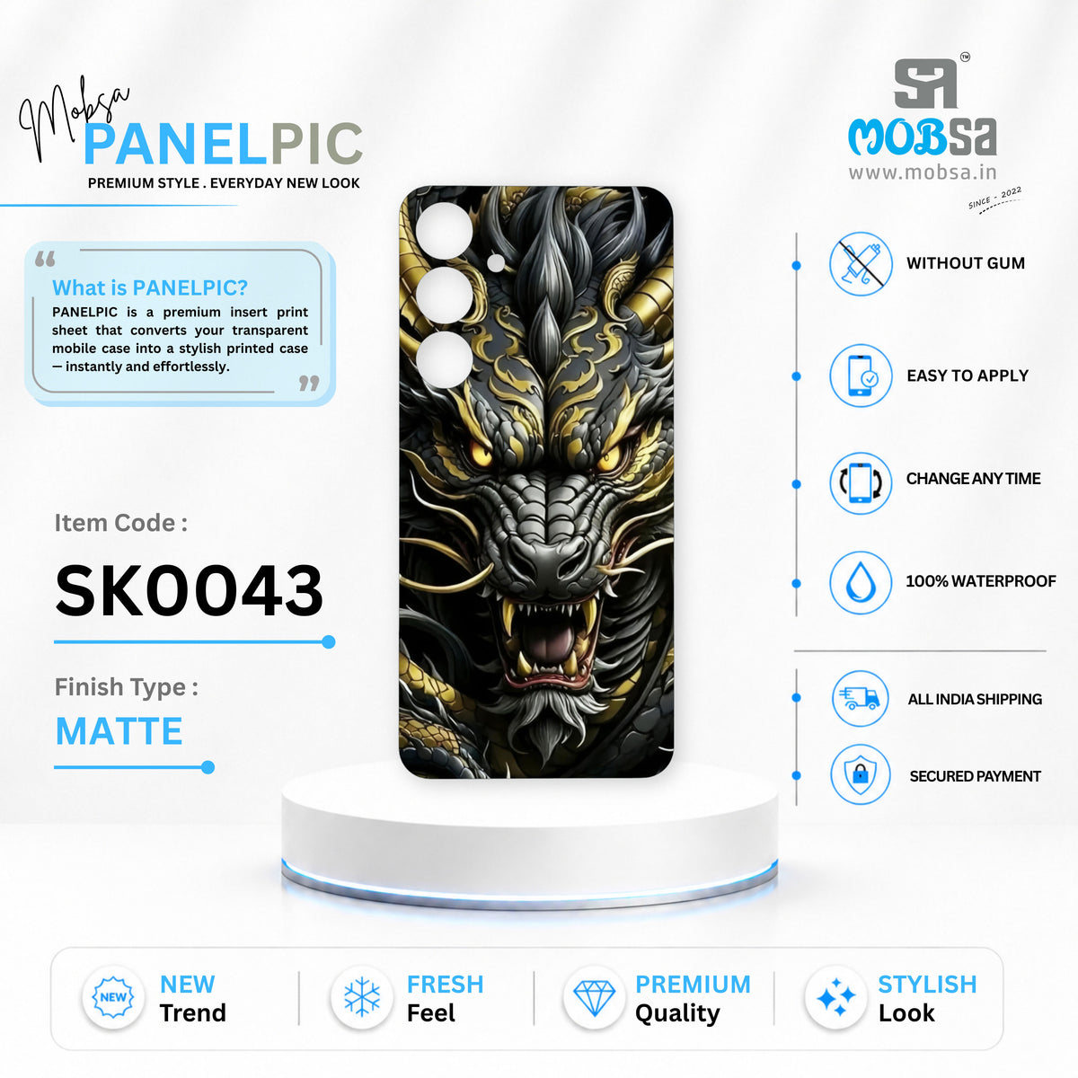 MOBSA PANELPIC - SK0043 ( MATTE )