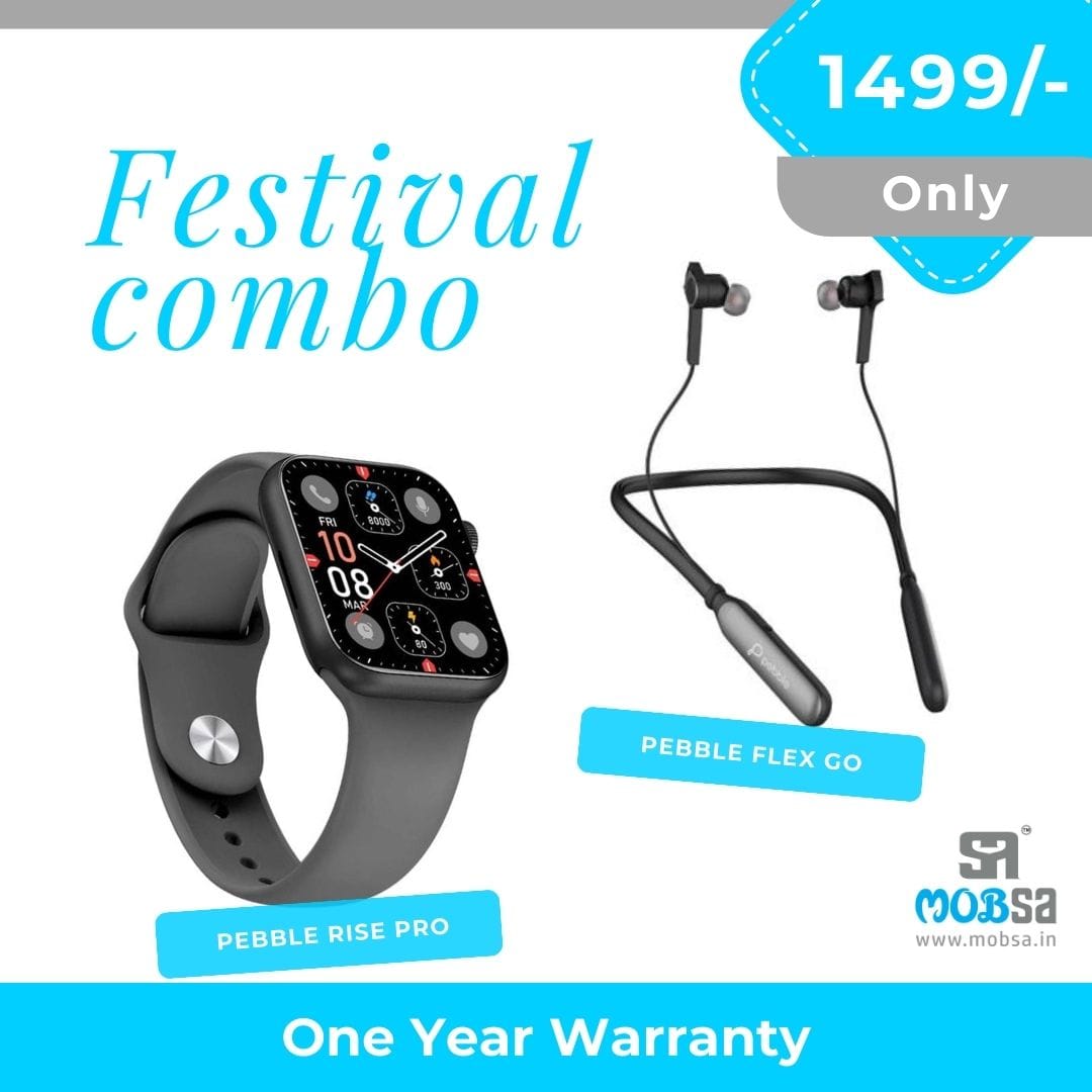 PEBBLE FLEX GO + PEBBLE RISE PRO ( COMBO )