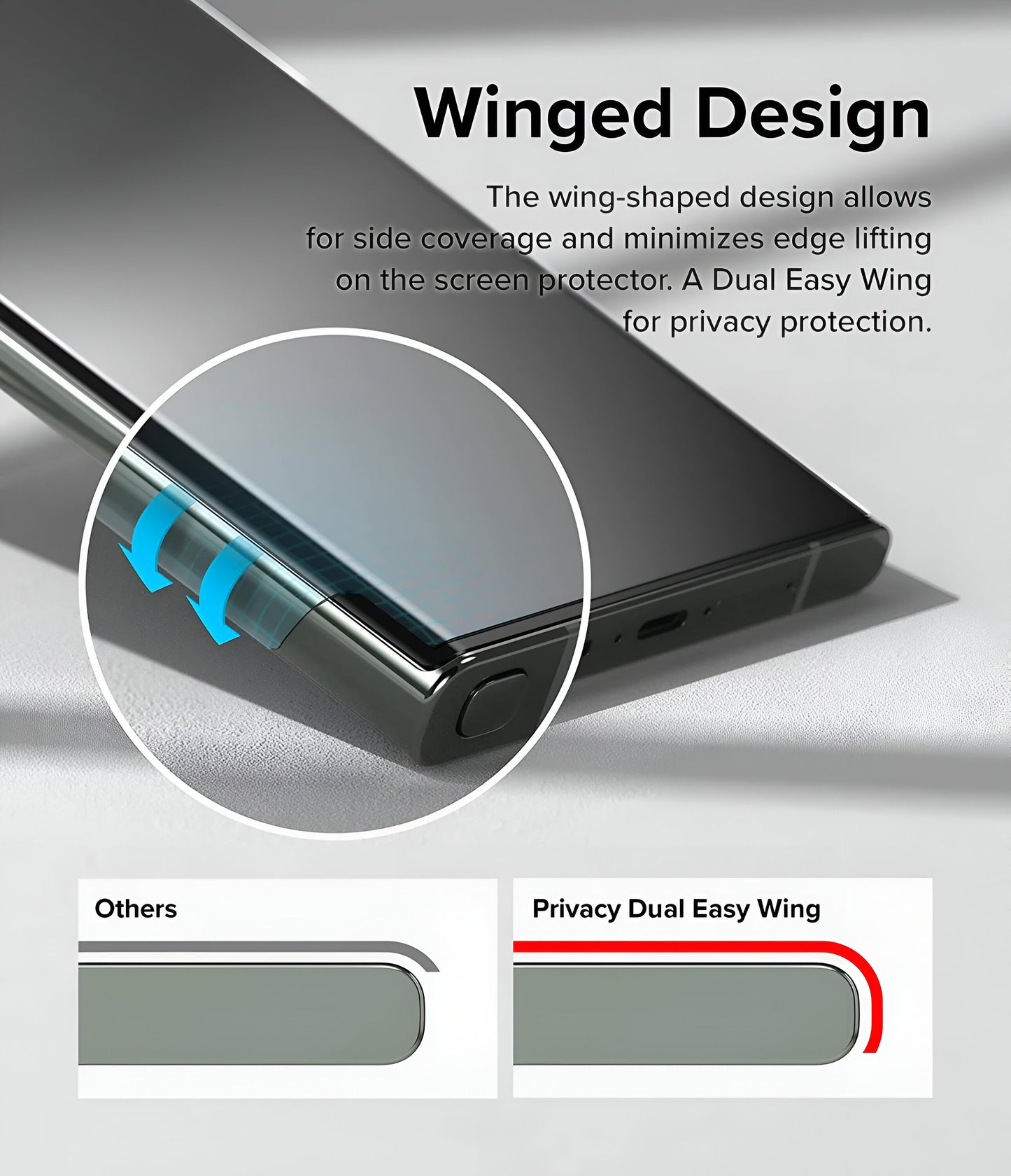 SAMSUNG S23 ULTRA EDGE PRIVACY PROTECTION FILM