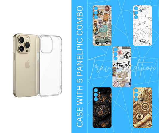 HARD ANTIYELLOW CASES WITH 5 PANELPIC COMBO ( TRAVEL EDITION ) ( 33008 )