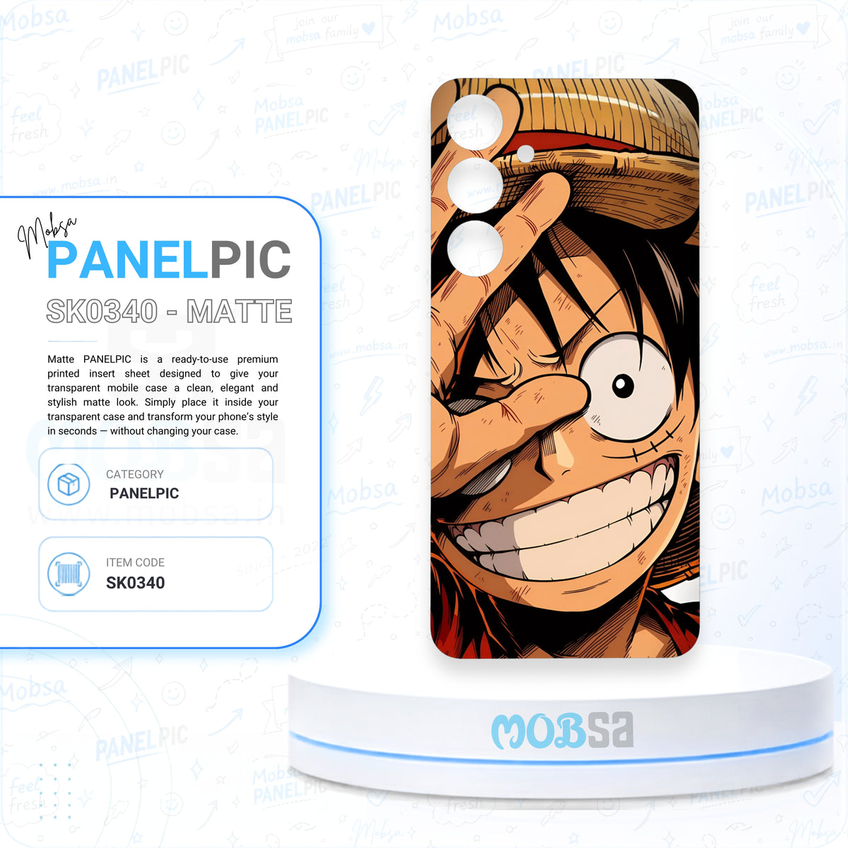 ANIME / MOBSA PANELPIC SK0340 / MATTE EDITION