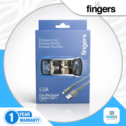 FINGERS / CAR BACKSEAT CABLE-C9FL ( 5.0A - 2.7M ) / TYPE-C CABLE ( 71002 )