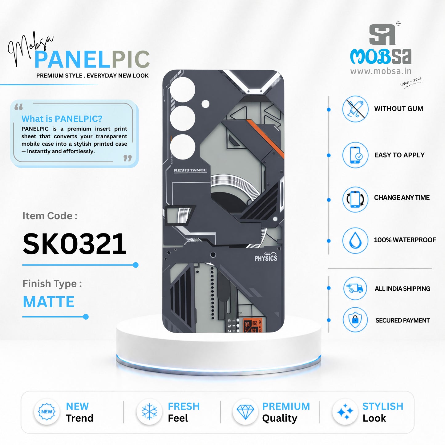 MOBSA PANELPIC - SK0321 ( MATTE )