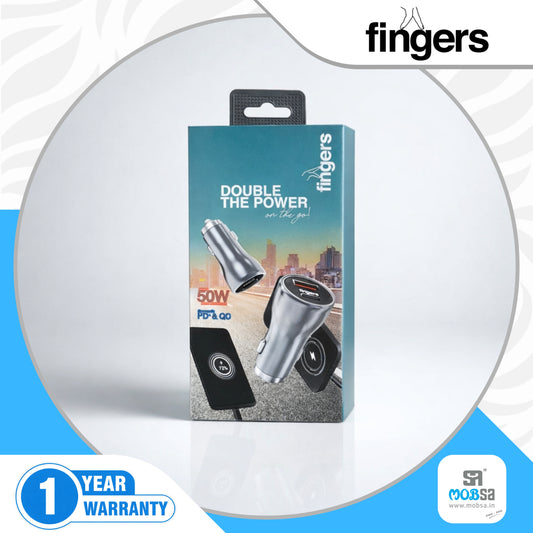 FINGERS / DOUBLE POWER / CAR CHARGER ( 71001 )
