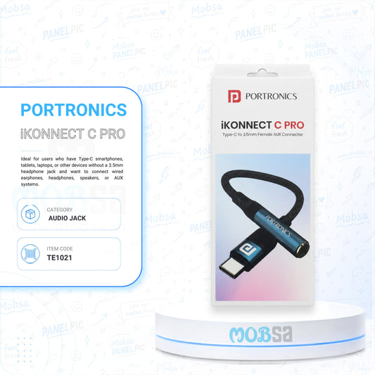 PORTRONICS / IKONNECT C PRO  / TYPE C AUDIO JACK
