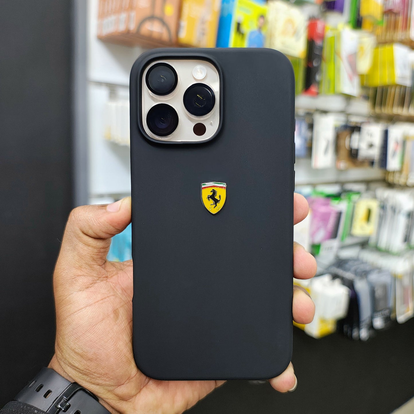 FERRARI SILICONE CASE #IPHONE