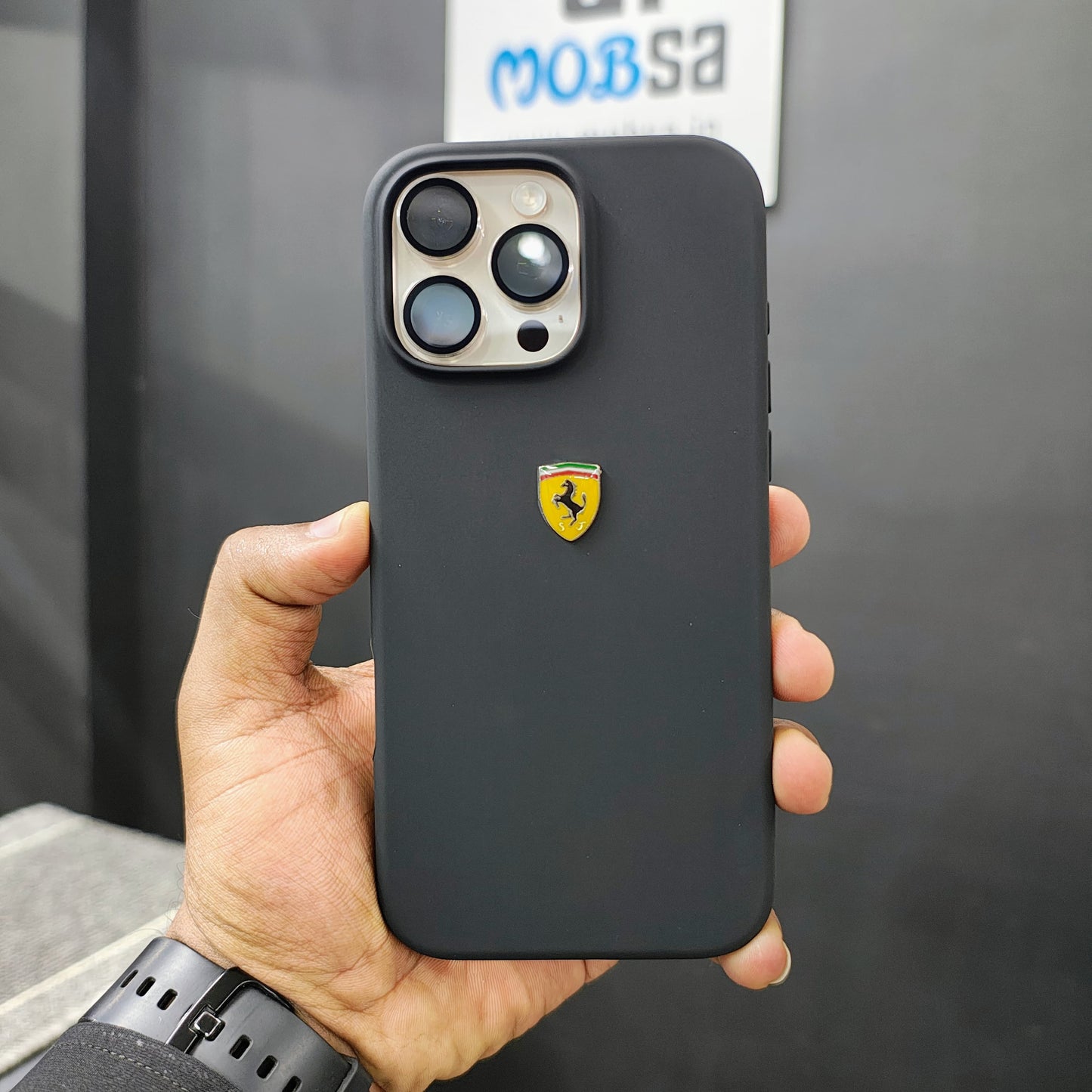 FERRARI SILICONE CASE #IPHONE