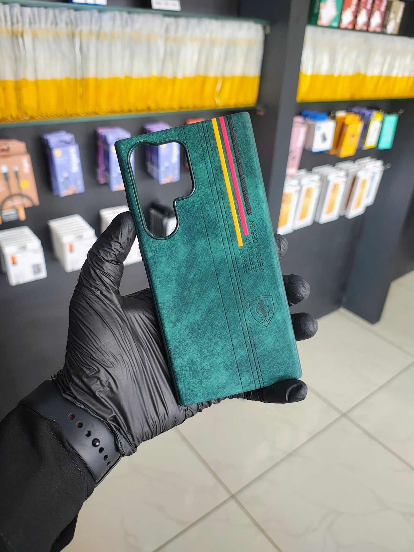 FERRARI LEATHER CASE ( 33060 )