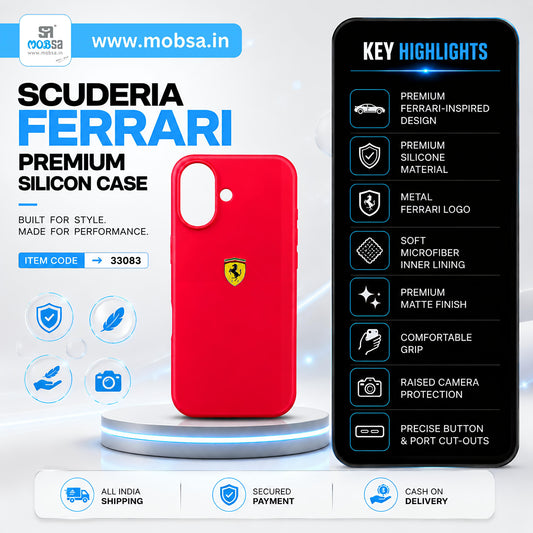 SCUDERIA FERRARI PREMIUM SILICON CASE ( 33083 )