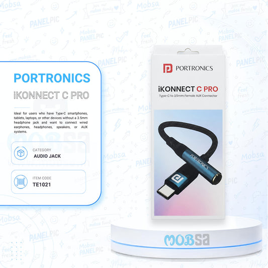 PORTRONICS / IKONNECT C PRO  / TYPE C AUDIO JACK