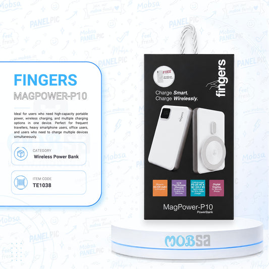 FINGERS MAGPOWER - P10 MAGSAFE POWERBANK ( TE1038 )