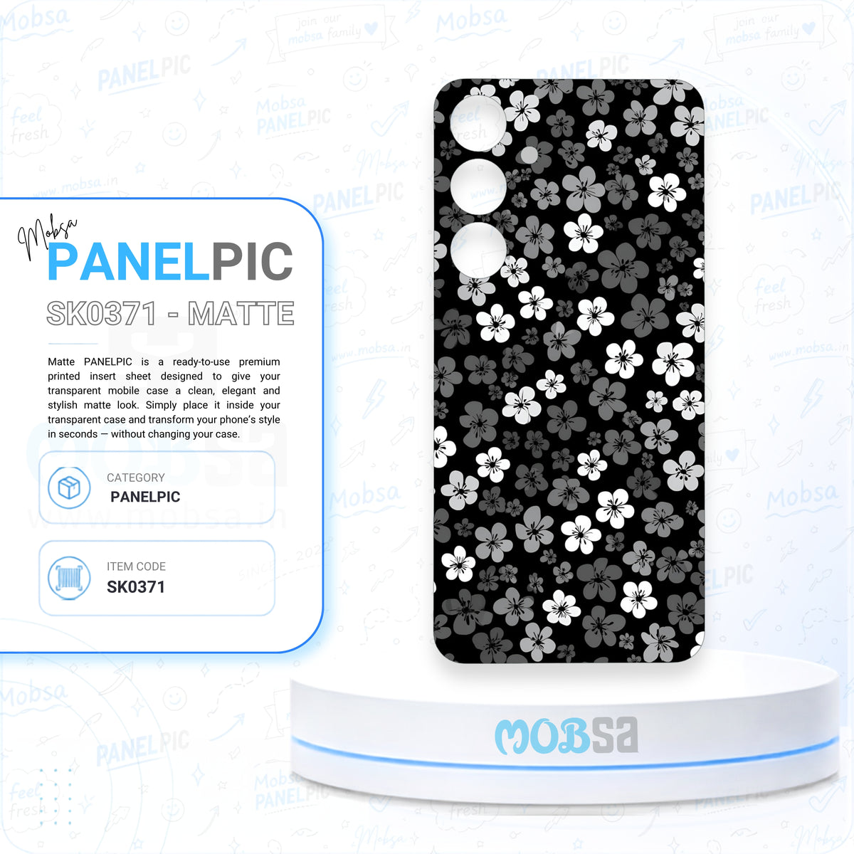 PATTERNS / MOBSA PANELPIC SK0371 / MATTE EDITION