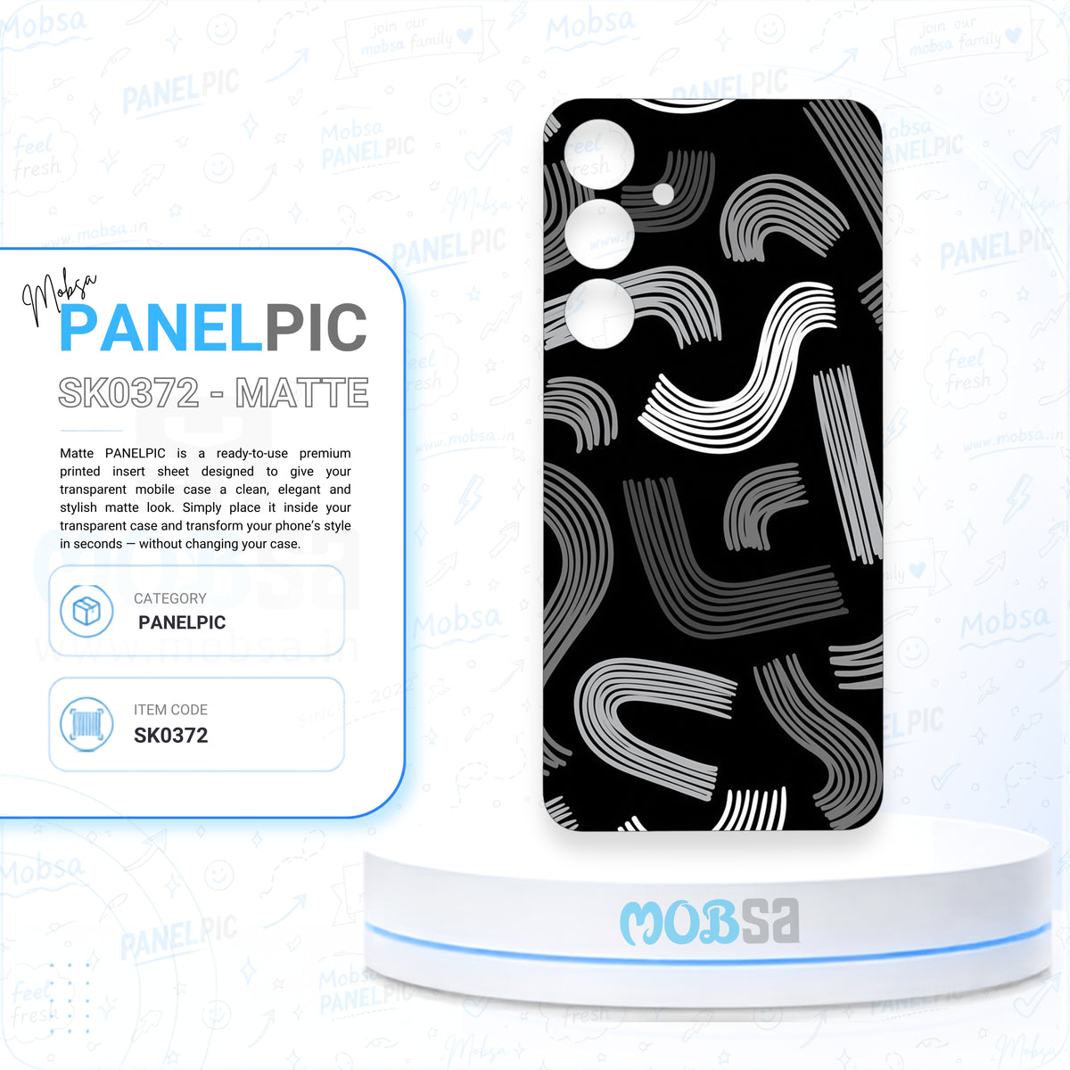 PATTERNS / MOBSA PANELPIC SK0372 / MATTE EDITION