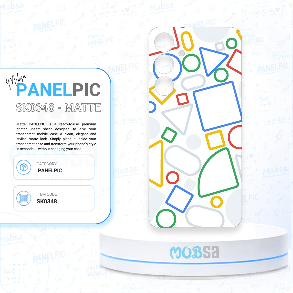 PATTERNS / MOBSA PANELPIC SK0348 / MATTE EDITION
