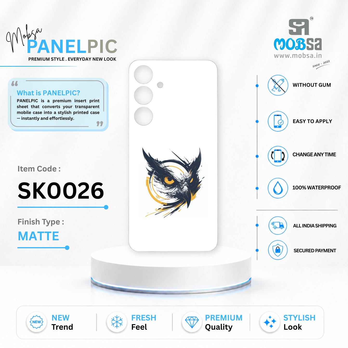 MOBSA PANELPIC - SK0026 ( MATTE )
