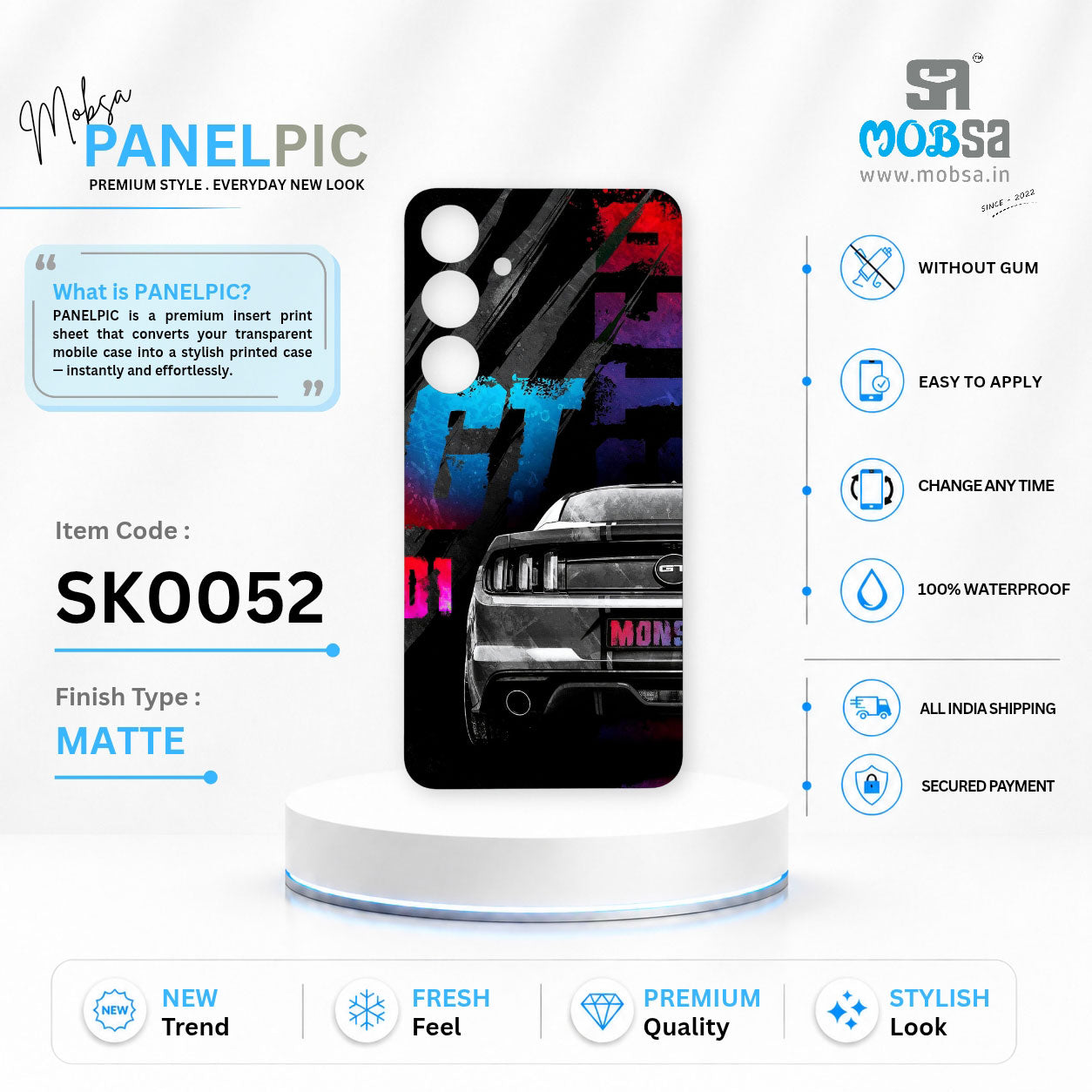 MOBSA PANELPIC - SK0052 ( MATTE )