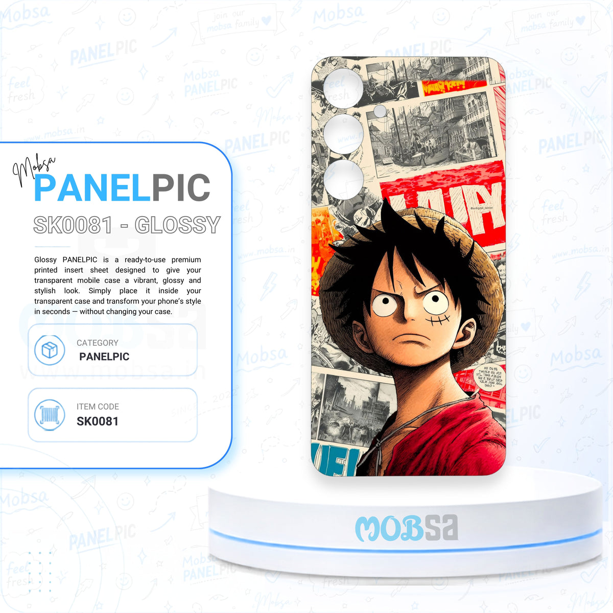 ANIME / MOBSA PANELPIC SK0081 / GLOSSY EDITION