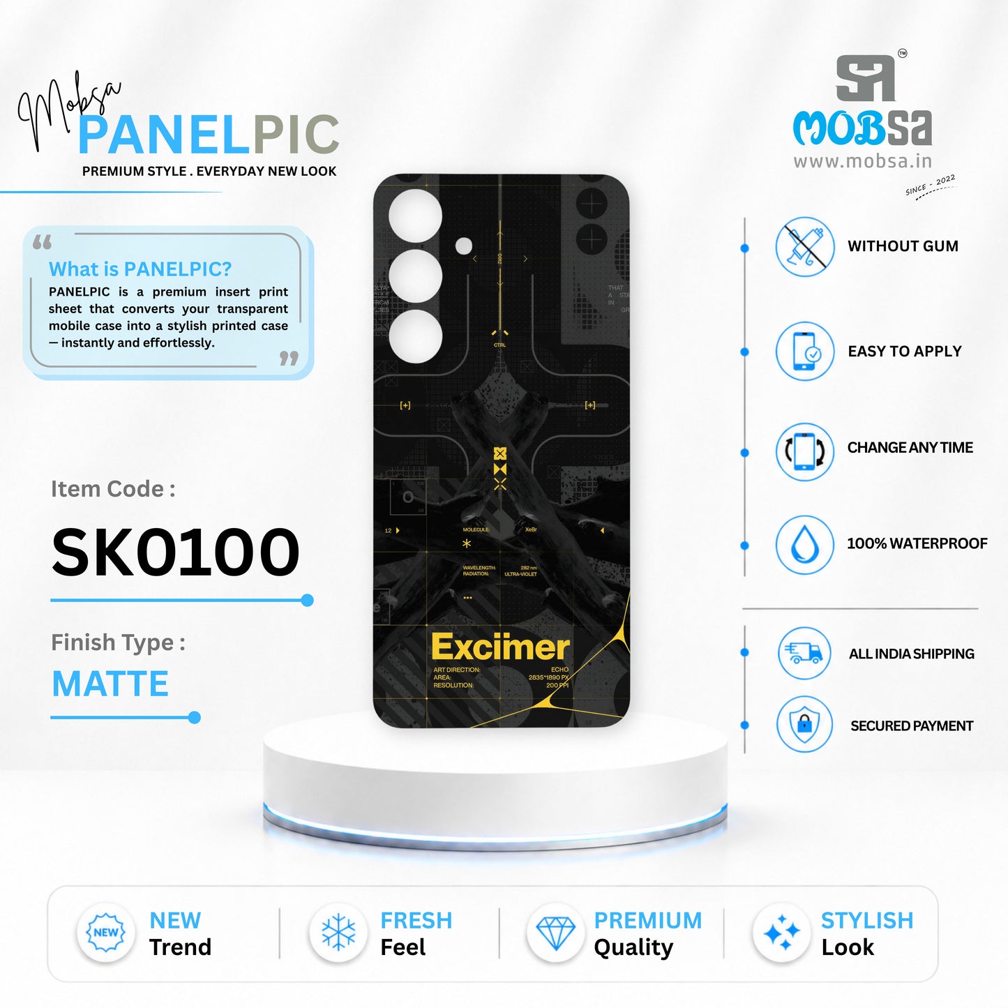 MOBSA PANELPIC - SK0100 ( MATTE )
