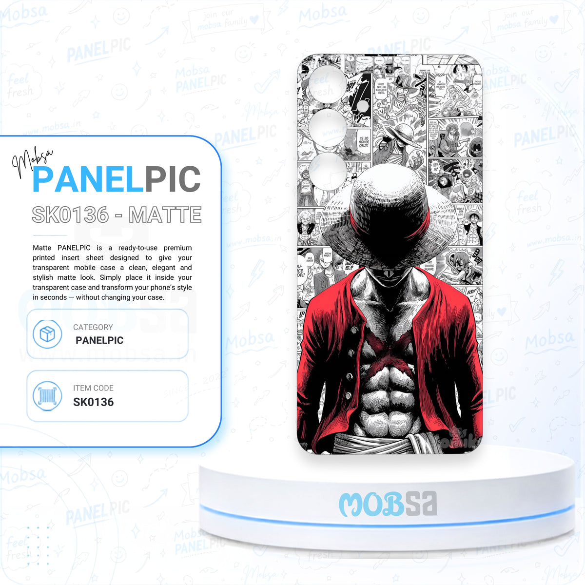 ANIME / MOBSA PANELPIC SK0136 / MATTE EDITION