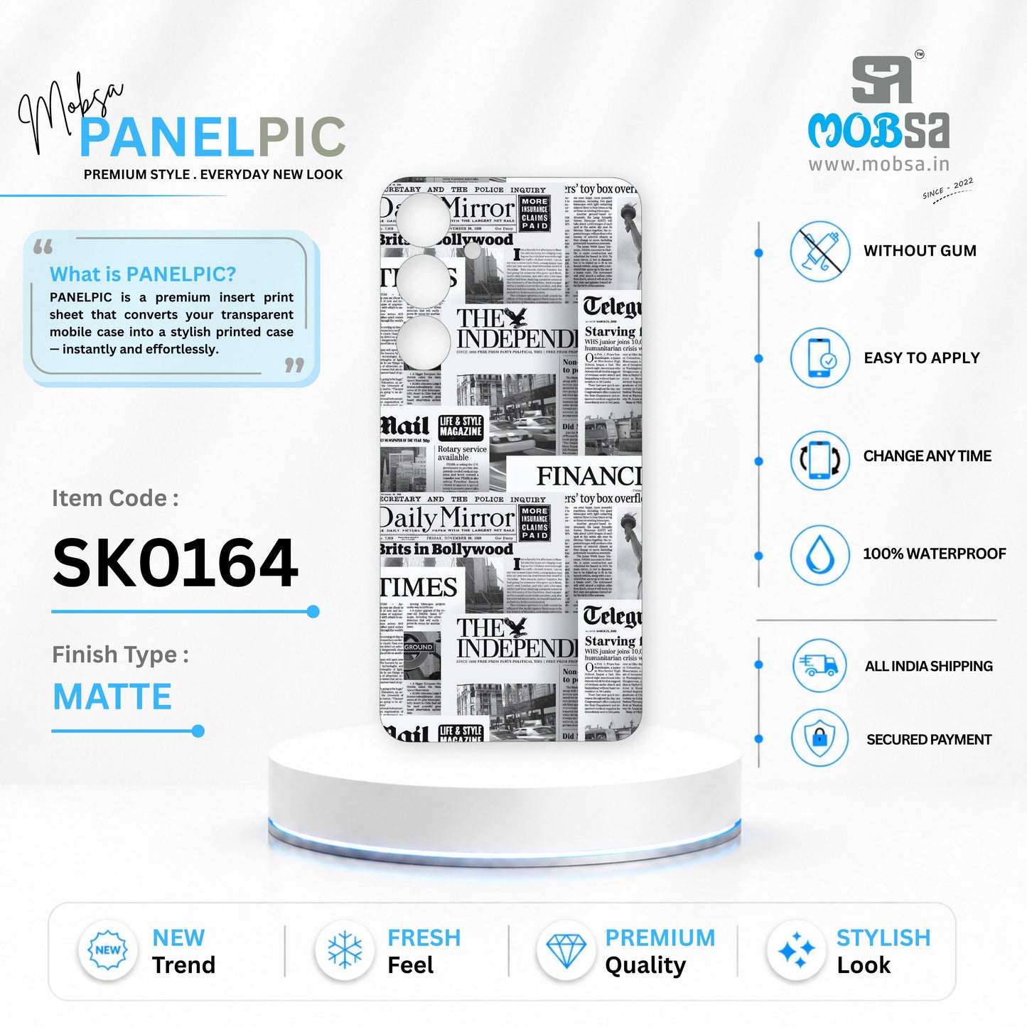 MOBSA PANELPIC - SK0164 ( MATTE )