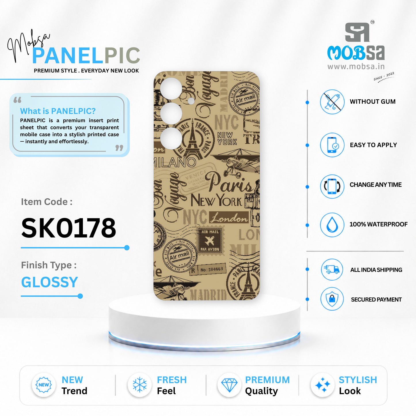 MOBSA PANELPIC - SK0178 ( GLOSSY )
