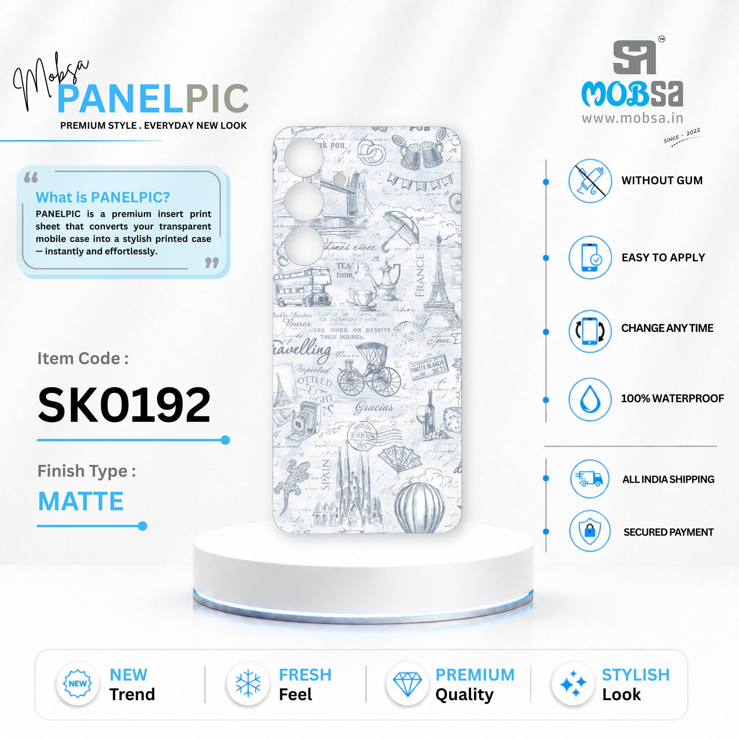 MOBSA PANELPIC - SK0192 ( MATTE )