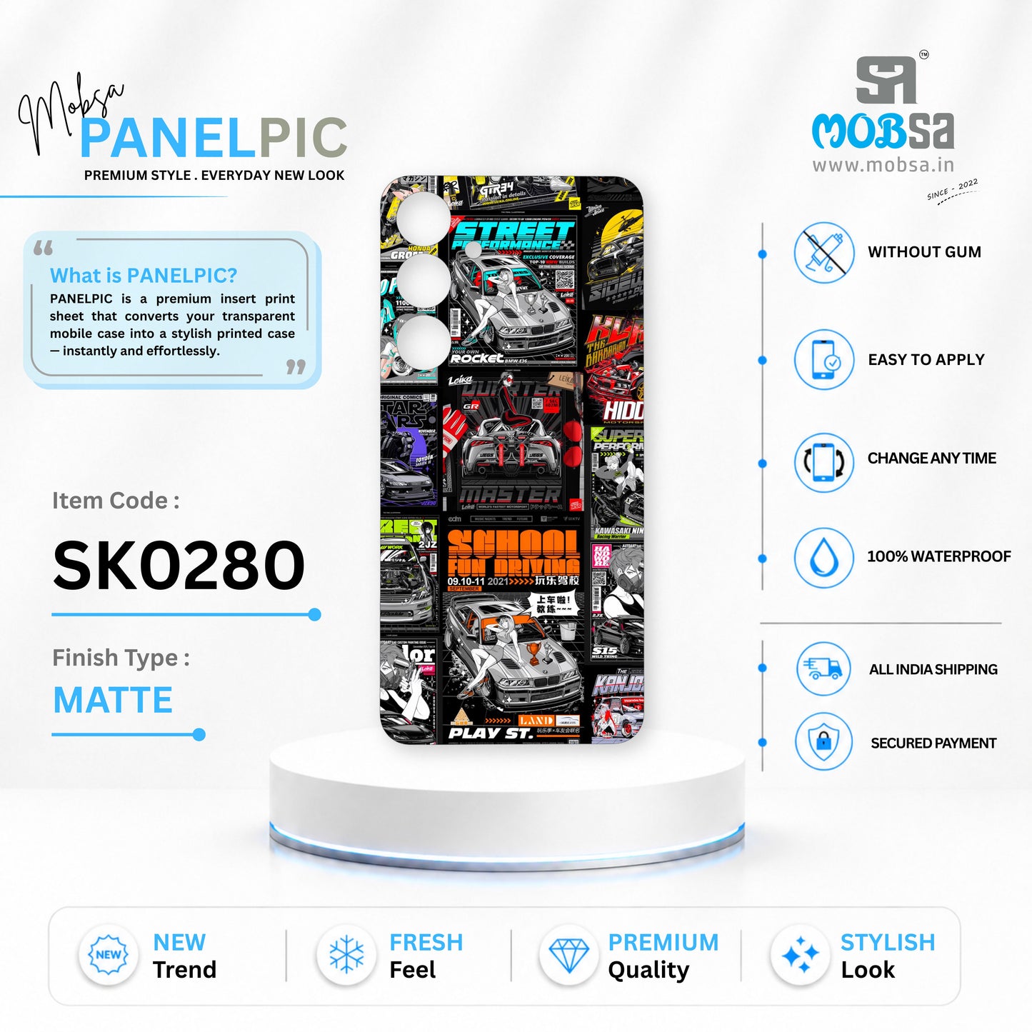 MOBSA PANELPIC - SK0280 ( MATTE )