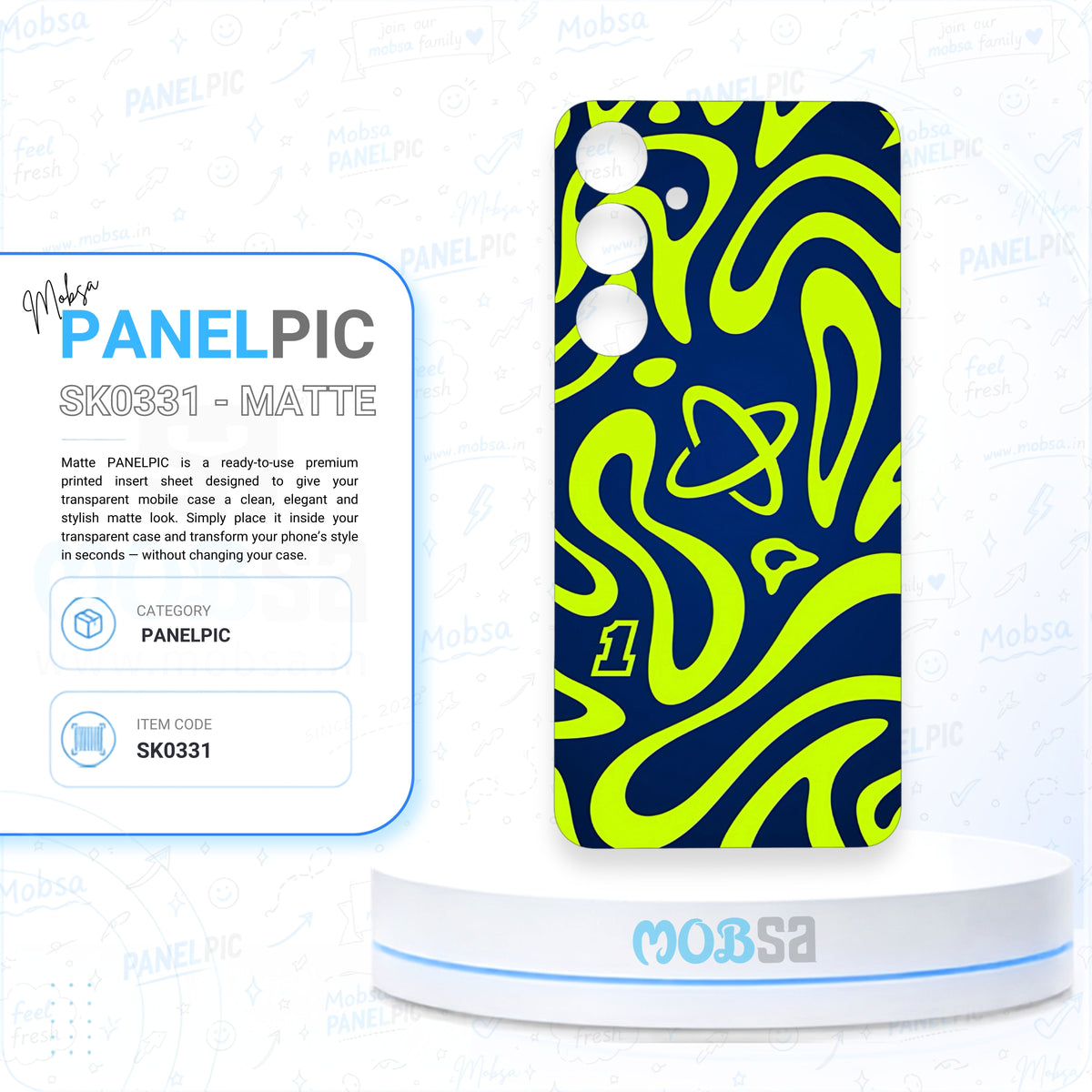 PATTERN / MOBSA PANELPIC SK0331 / MATTE EDITION