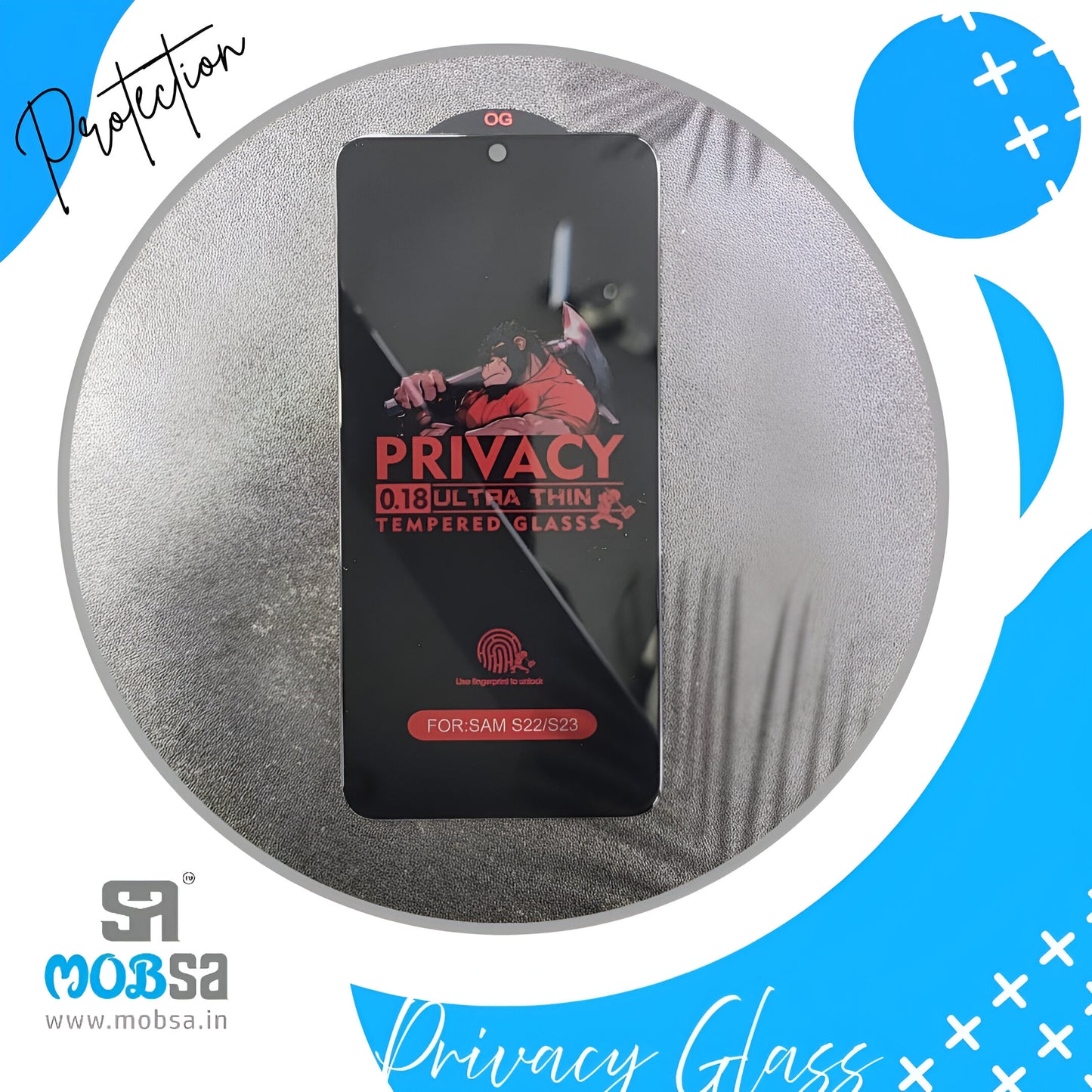 PRIVACY 0.18 ULTRA THIN TEMPERED GLASS