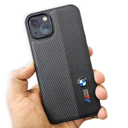 BMW CARBON LEATHER CASE ( BLACK)