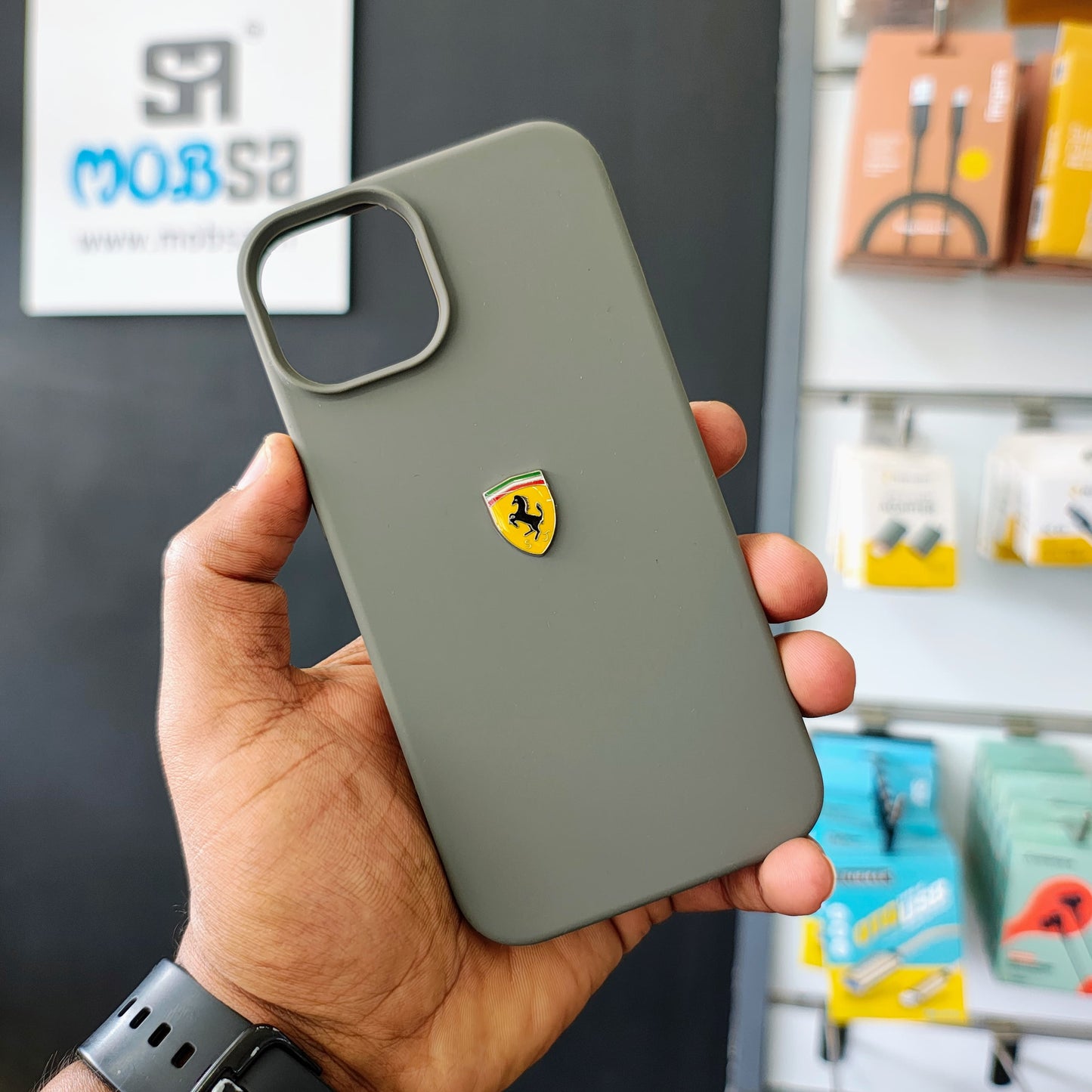 FERRARI SILICONE CASE #IPHONE