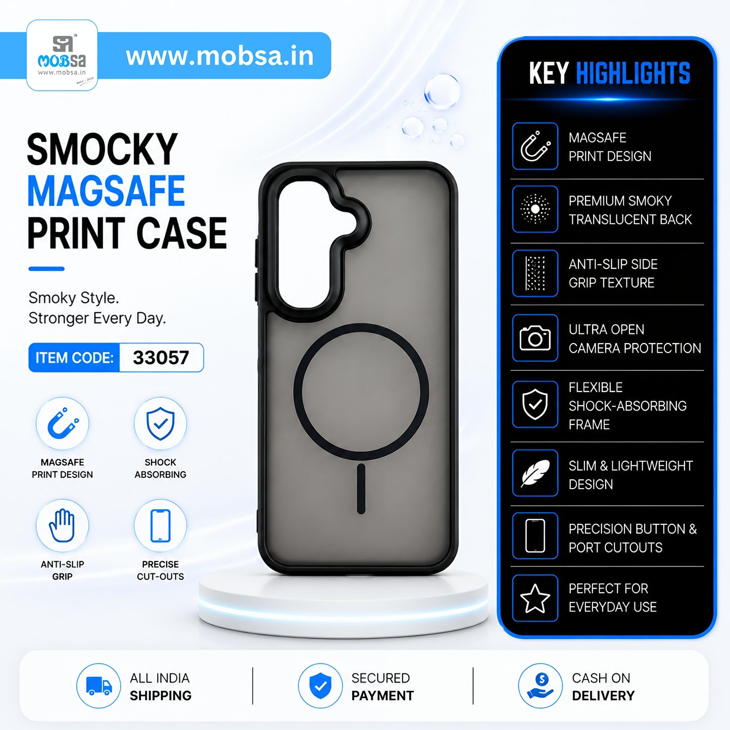 SMOCKY MAGSAFE PRINT CASE ( ITEM CODE -  33057 )