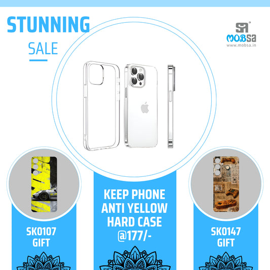 KEEP PHONE ANTI YELLOW HARD CASE